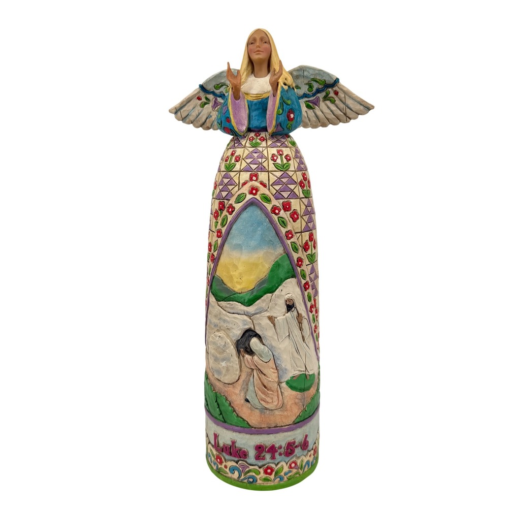 Jim Shore Heartwood Creek Resurrection Angel Figurine 12 Inch 4004748 Multicolor